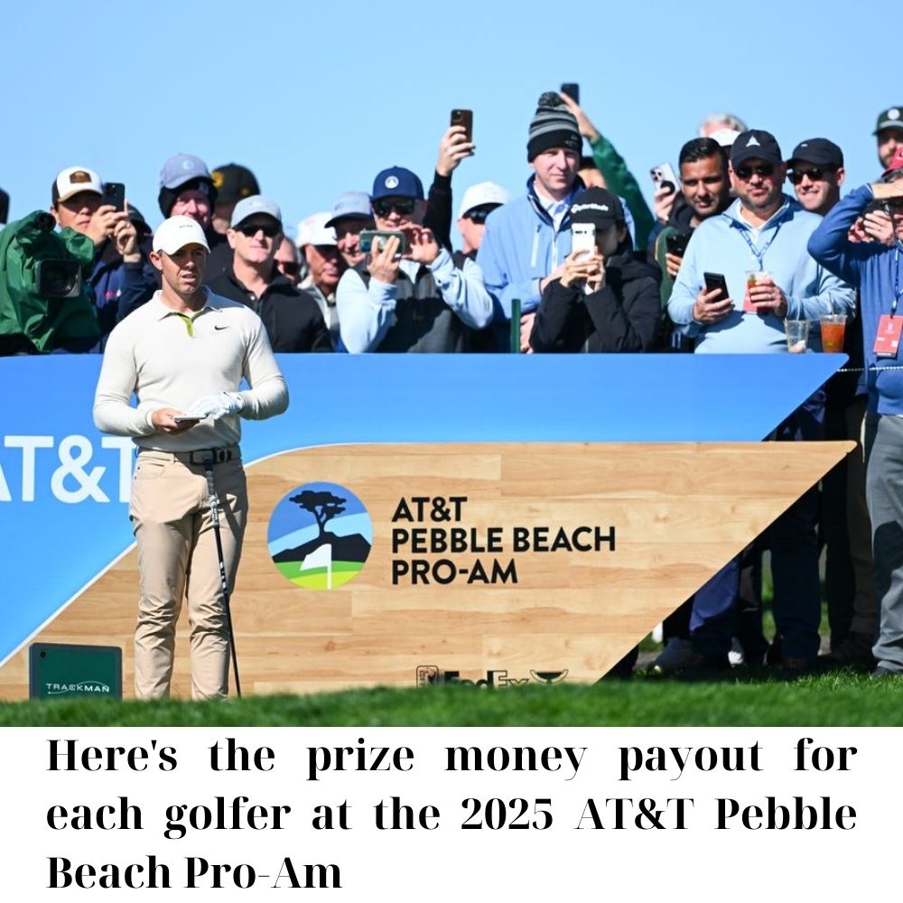 Here's the prize money payout for each golfer at the 2025 AT&T Pebble