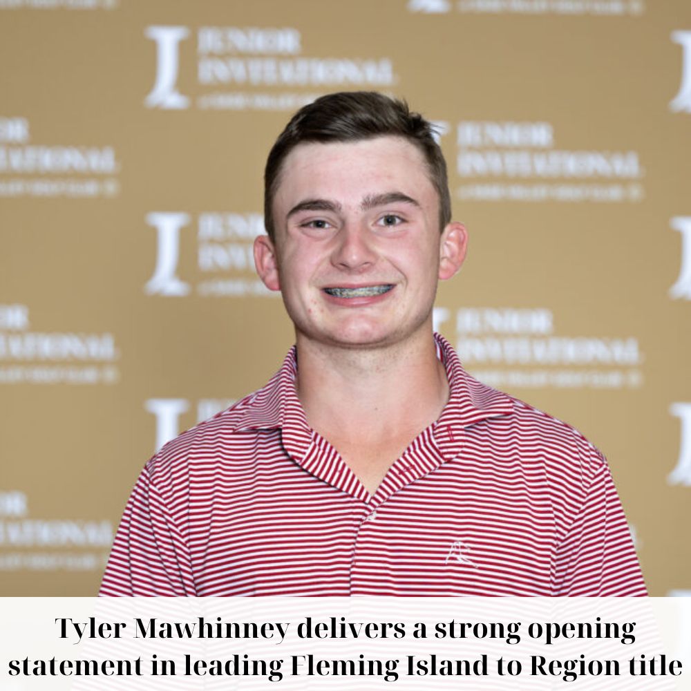 Tyler Mawhinney delivers a strong opening statement in leading Fleming ...
